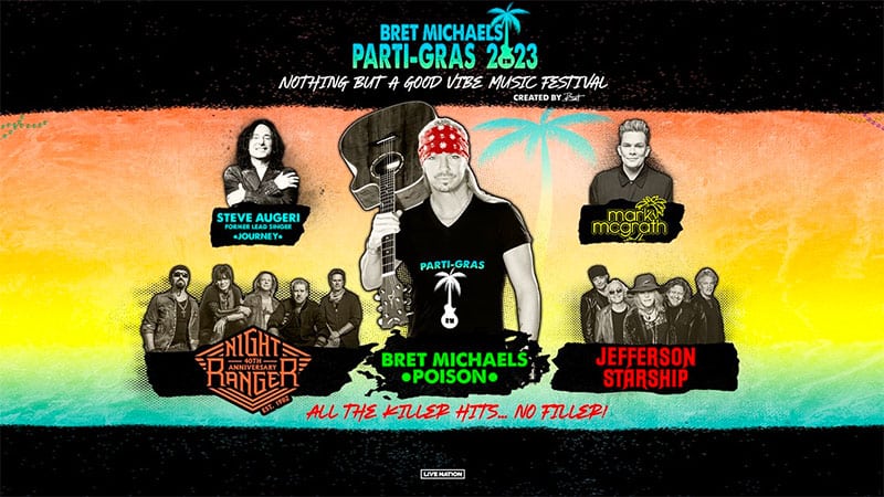Bret Michaels shares 2023 Parti-Gras Tour dates