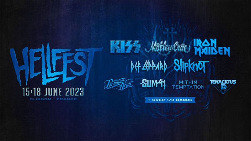Kiss, Mötley Crüe, Iron Maiden among Hellfest 2023 headliners