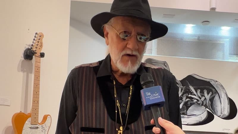 Mick Fleetwood at Animazing Gallery in Las Vegas on 12/10/22