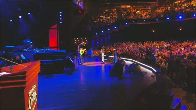 Mitch Rossell gets a Grand Ole Opry surprise by Garth Brooks