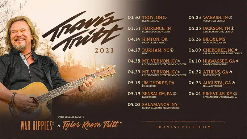 Travis Tritt announces 2023 tour dates Travis Tritt announces 2023 tour dates