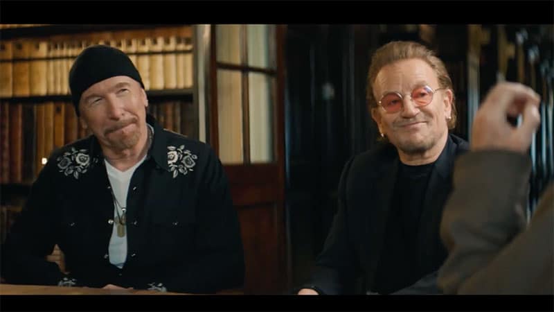 Disney+ announces U2 music docu-special with David Letterman