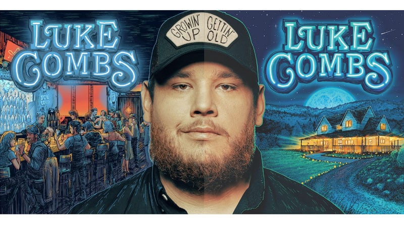 Luke combs Growing up and getting old both signed copies mail.ddgusev ...