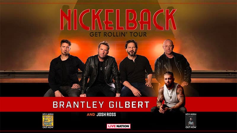 Nickelback announces 2023 Get Rollin Tour
