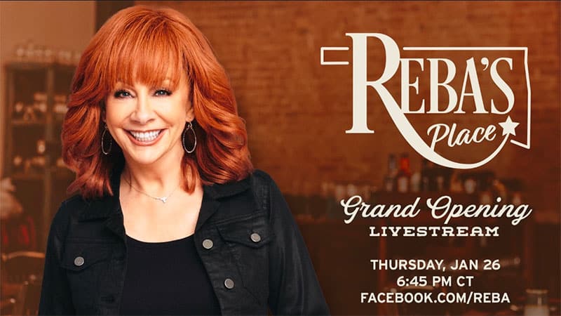 Reba McEntire to perform live from Reba’s Place