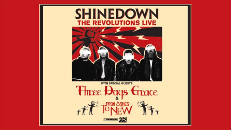Shinedown announces 2023 The Revolutions Live Tour