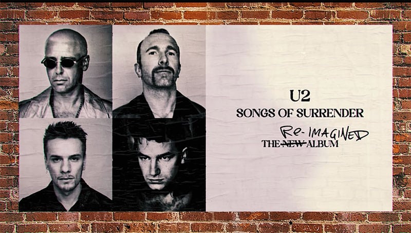 U2 officially announces ‘Songs of Surrender’