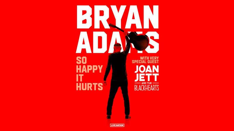 Bryan Adams announces 2023 tour with Joan Jett