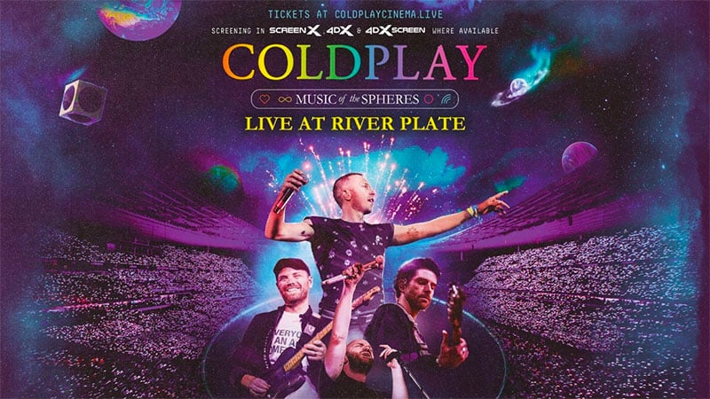 Coldplay ‘Music of the Spheres’ live concert film coming to theaters