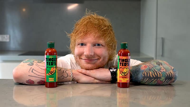 Ed Sheeran launches hot sauce line with Kraft Heinz