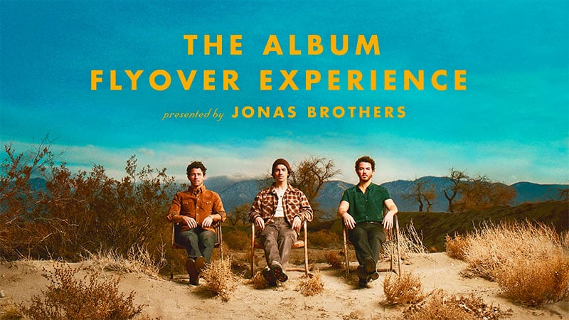 Jonas Brothers preview ‘The Album’ with FlyOver Las Vegas experience