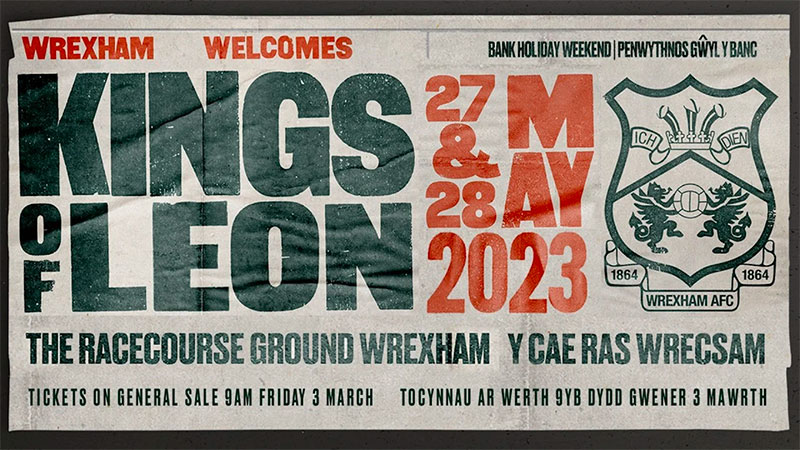 Kings of Leon announce two 2023 shows