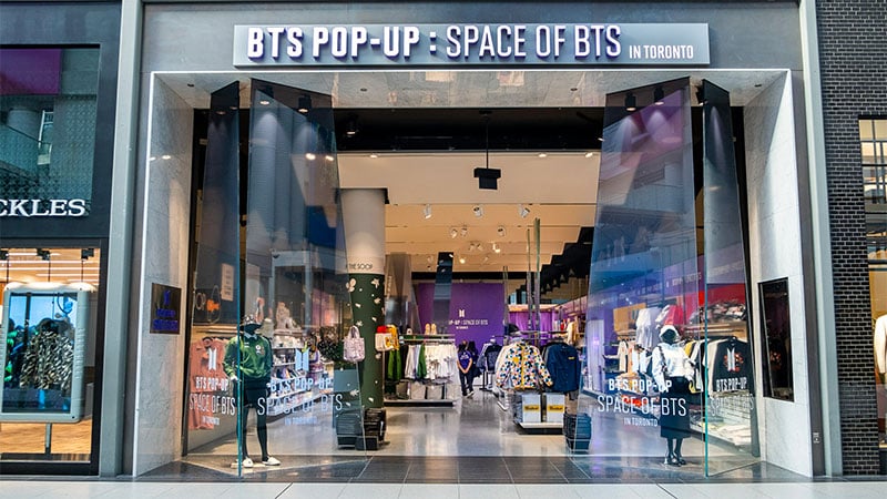BTS opening New York City pop-up shop