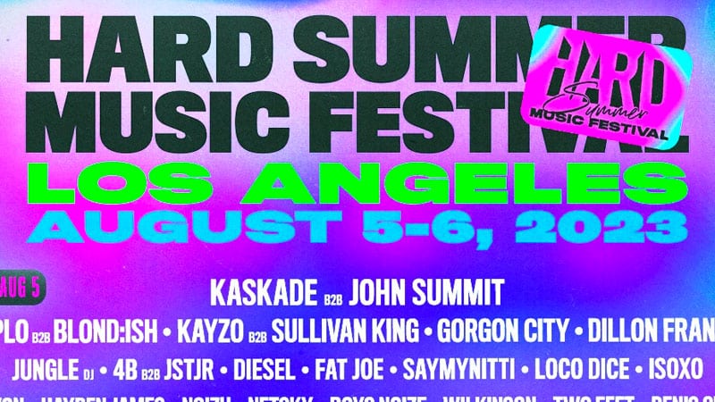 Hard Summer Music Festival returns to Los Angeles for 2023