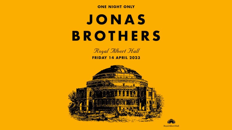 Jonas Brothers announce One Night Only at London’s Royal Albert Hall
