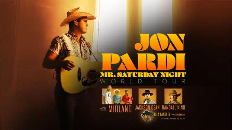 Jon Pardi announces 2023 Mr Saturday Night World Tour