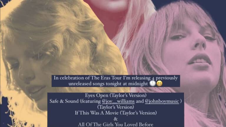Taylor Swift dropping four new songs