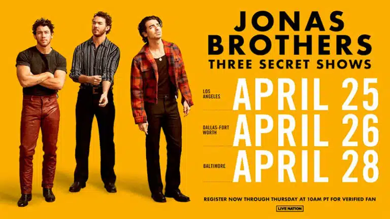 Jonas Brothers announce secret limited engagement shows