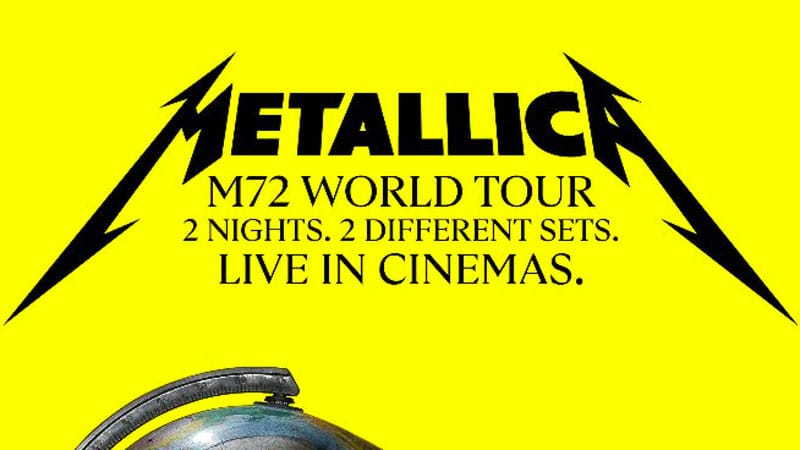 Metallica announces M72 World Tour Live From Arlington theatrical event