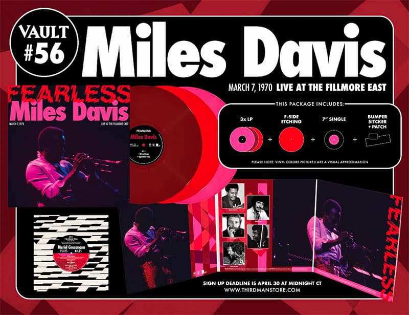 Third Man Records announces Miles Davis Vault Package