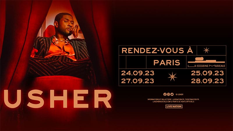 Usher announces exclusive Paris run of shows