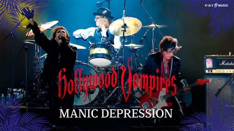 Hollywood Vampires share ‘Manic Depression’ live video