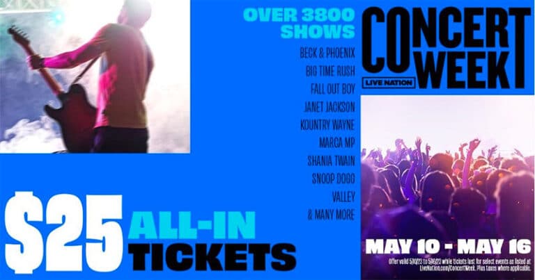 Live Nation announces 2023 Concert Week