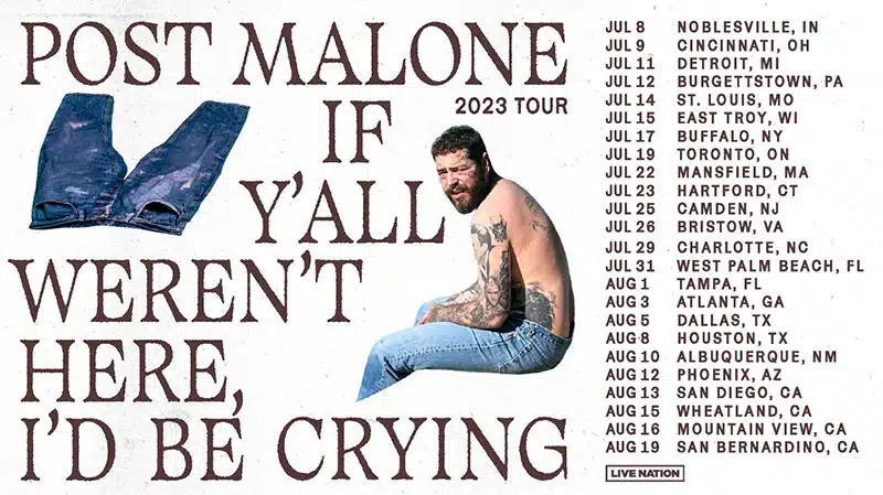 Post Malone announces fifth album, 2023 North American tour dates