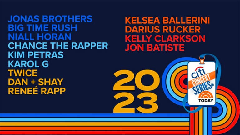NBC ‘Today’ announces 2023 Citi Summer Concert Series