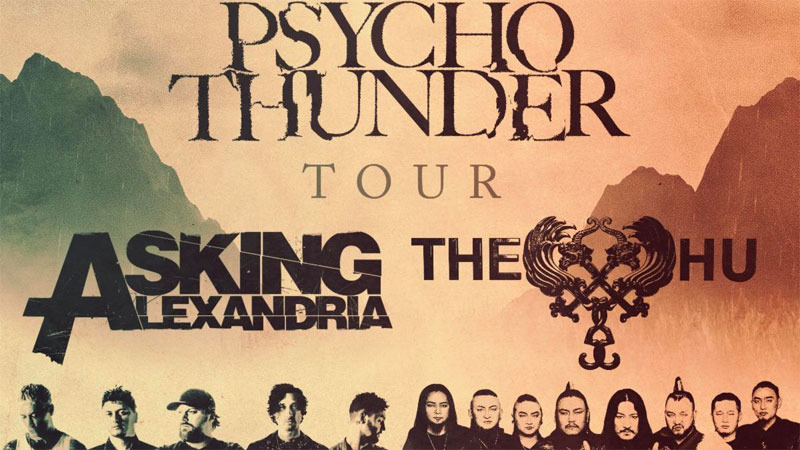 Asking Alexandria, The Hu announce co-headlining Psycho Thunder Tour