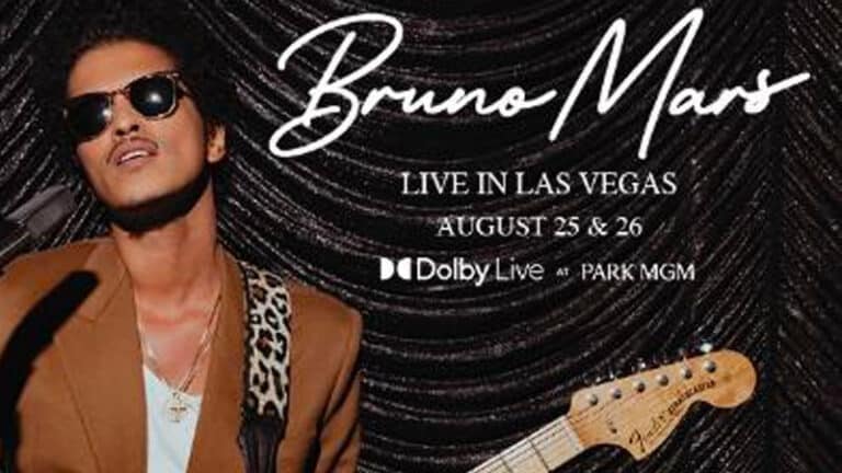 Bruno Mars Las Vegas August 2023 Dates