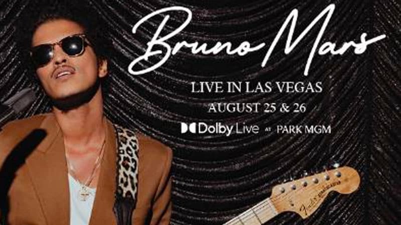 Bruno Mars announces August 2023 Park MGM Vegas dates