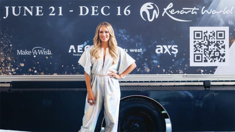 Carrie Underwood receives grand welcome celebrating Vegas residency return