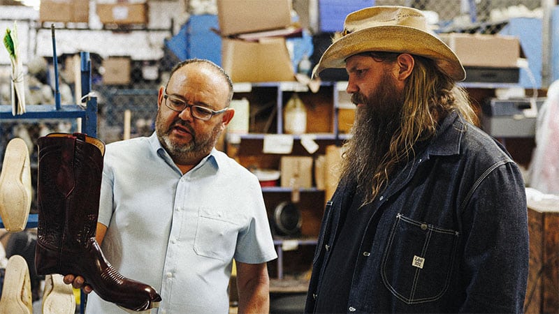 Chris Stapleton launches Lucchese boot collection