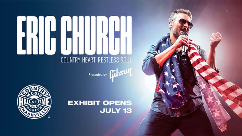 Country Music Hall of Fame announces Eric Church exhibition