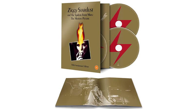 Ziggy Stardust and The Spiders From Mars:The Motion Picture Soundtrack 50th  Anniversary Edition Blu Ray/2CD