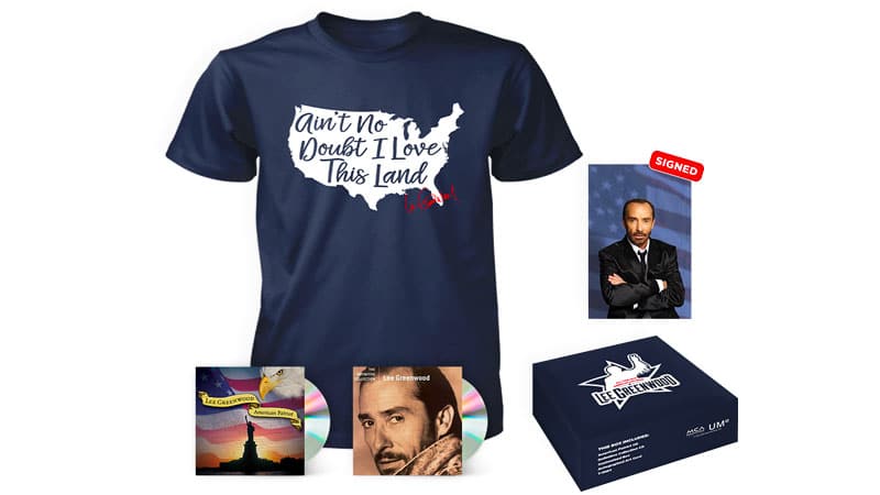 Lee Greenwood’s powerful patriotic anthems, timeless classics collected in box set