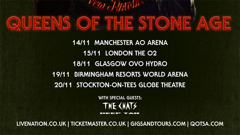 Queens of the Stone Age announces 2023 UK, European arena tour