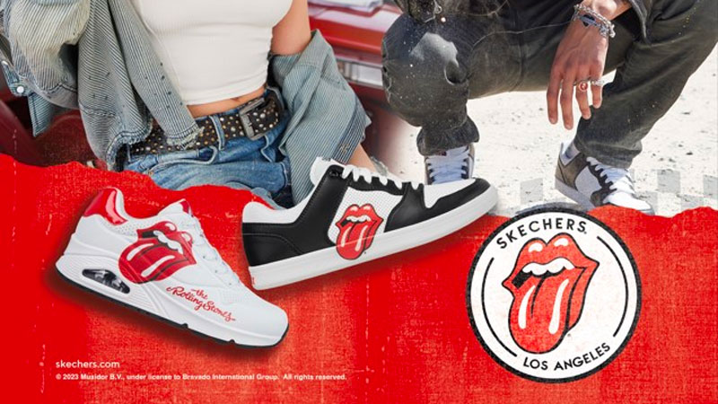 Skechers unveils Rolling Stones collaboration