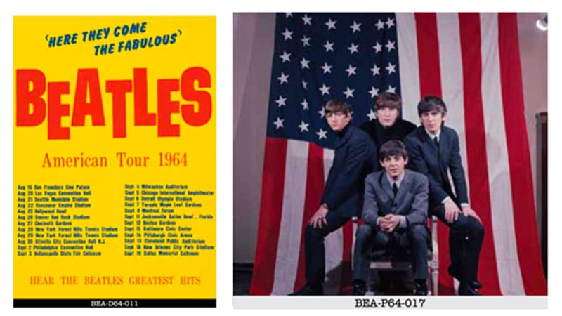 UMG celebrating The Beatles 60th anniversary of first US tour