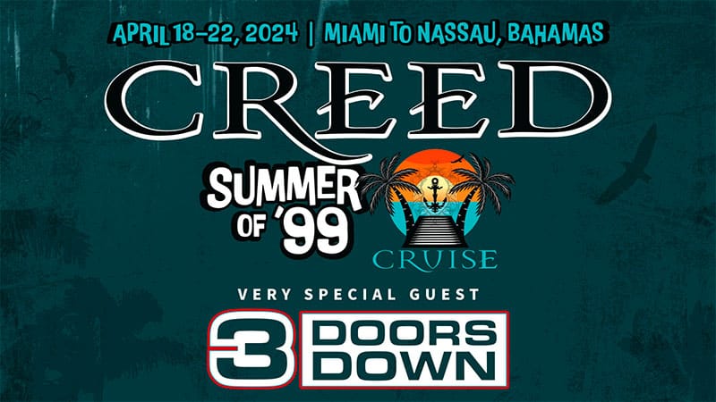 Creed Summer of ’99 Cruise sells out during presale