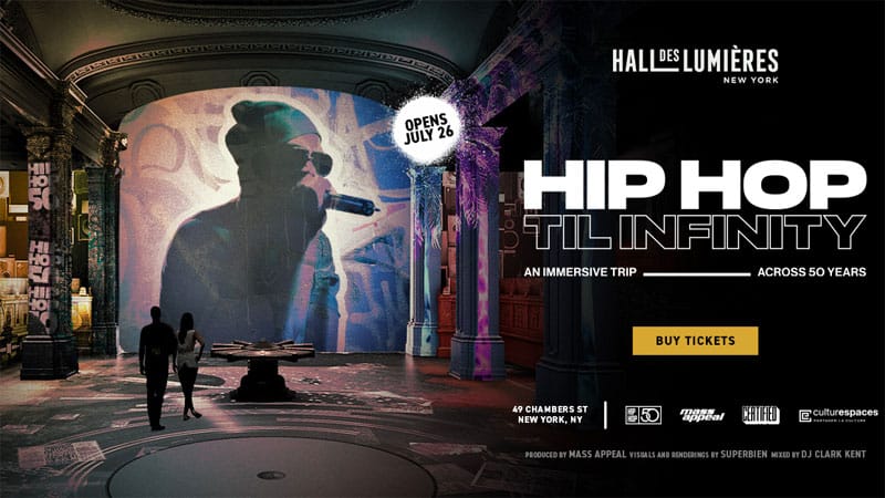 Immersive Hip Hop 50 exhibition opening in New York City