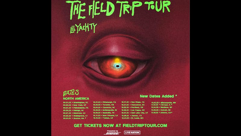Lil Yachty announces additional Field Trip Tour 23 dates
