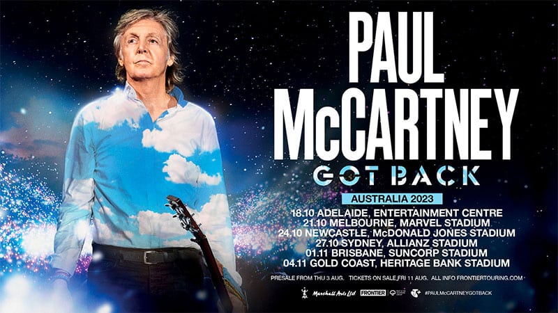 Paul McCartney announces 2023 Australian tour dates