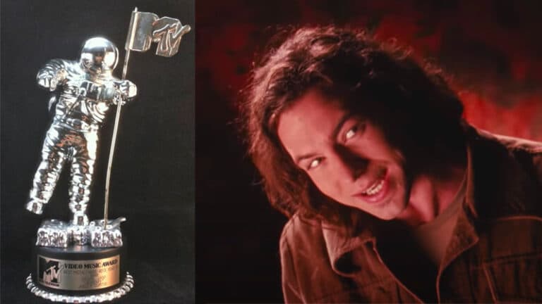 Rockaway Records acquires rare Pearl Jam MTV Moonman statuette Rockaway Records acquires rare Pearl Jam MTV Moonman statuette