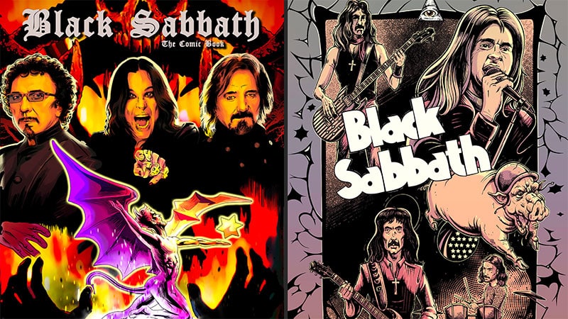 Black Sabbath with Ozzy Osbourne gets comic book treatment