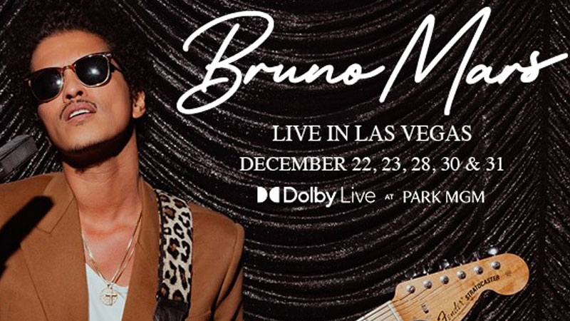 Bruno Mars announces December 2023 Las Vegas performances