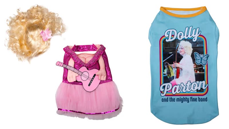 Dolly Parton unveils glamorous rock n roll pet collection