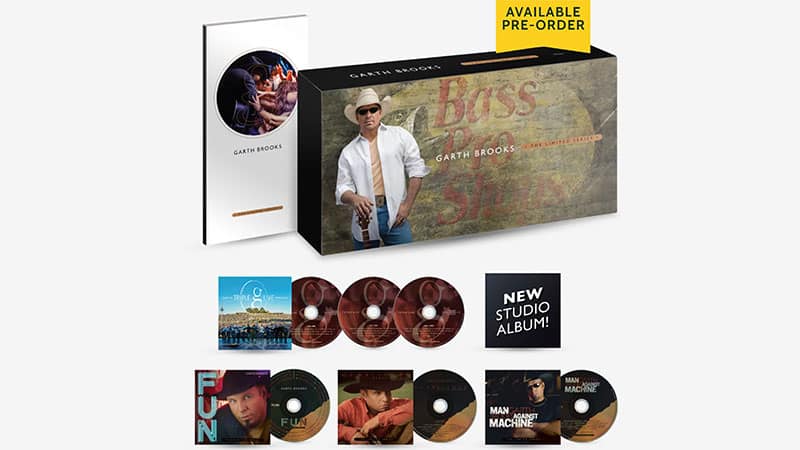 Garth Brooks, RSVP to join Garth @bassproshops HQ on Monday + order his  new album Time Traveler only available in the Limited Series Box Set (link  in b
