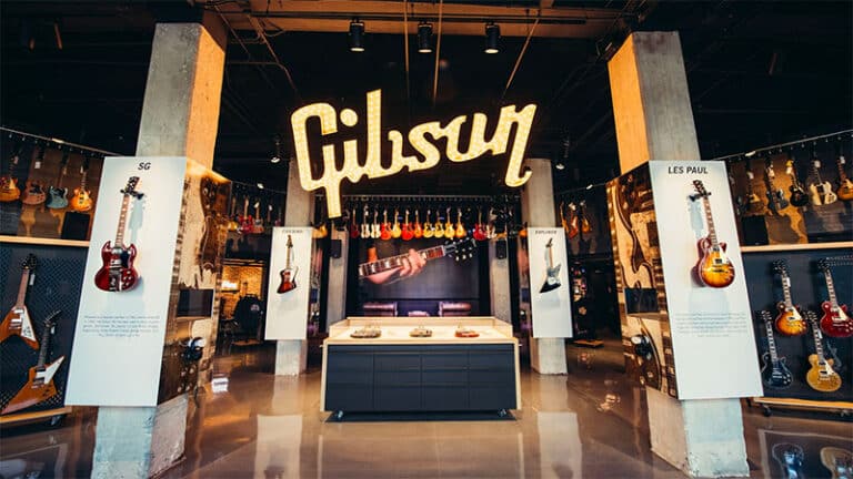 Gibson opening Gibson Garage London